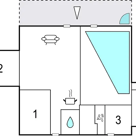 Σπίτι διακοπών Lovely In With Sauna Nørre Nebel